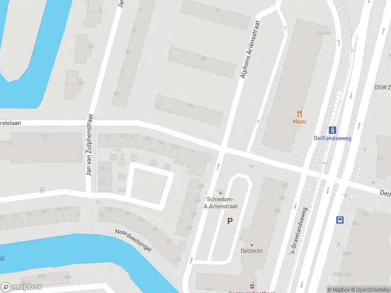 Besteld ambulance vervoer naar de Alphons Ariënsstraat in Schiedam