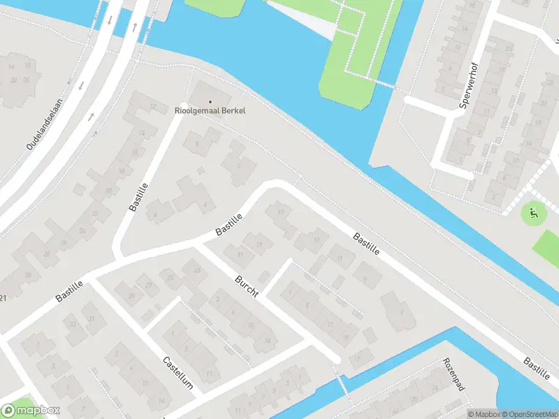 Ambulance met grote spoed naar de Bastille in Berkel en Rodenrijs