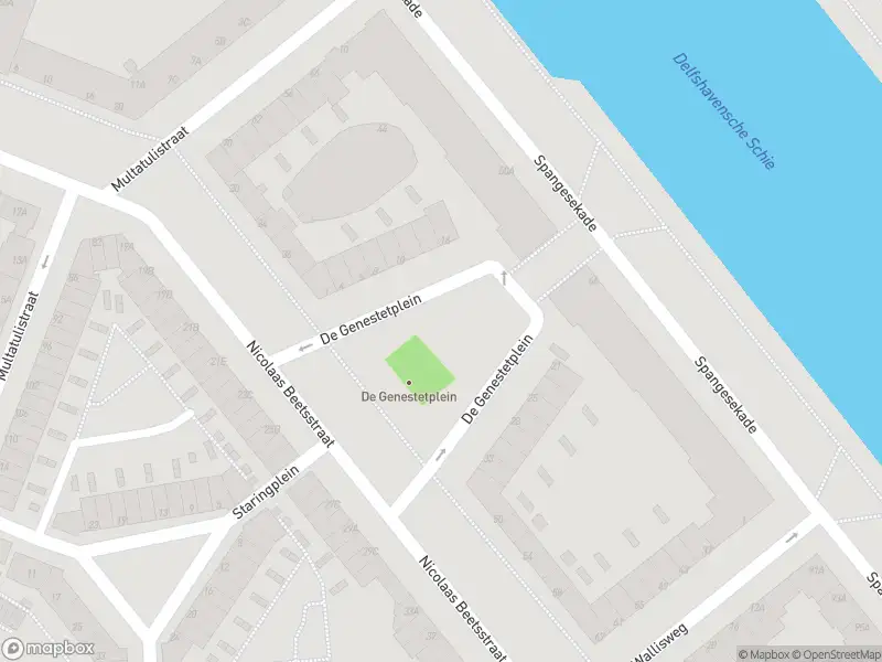 Ambulance met grote spoed naar de De Genestetplein in Rotterdam