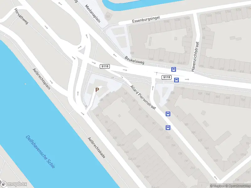Ambulance met grote spoed naar de Allard Piersonstraat in Rotterdam