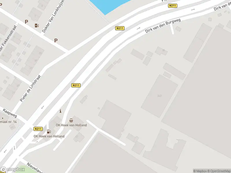 Politie naar de Dirk van den Burgweg in Hoek van Holland vanwege ongeval met letsel