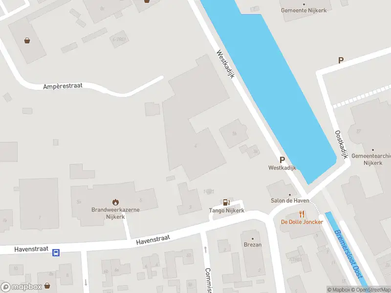 Brandweer met gepaste spoed naar de Westkadijk in Nijkerk