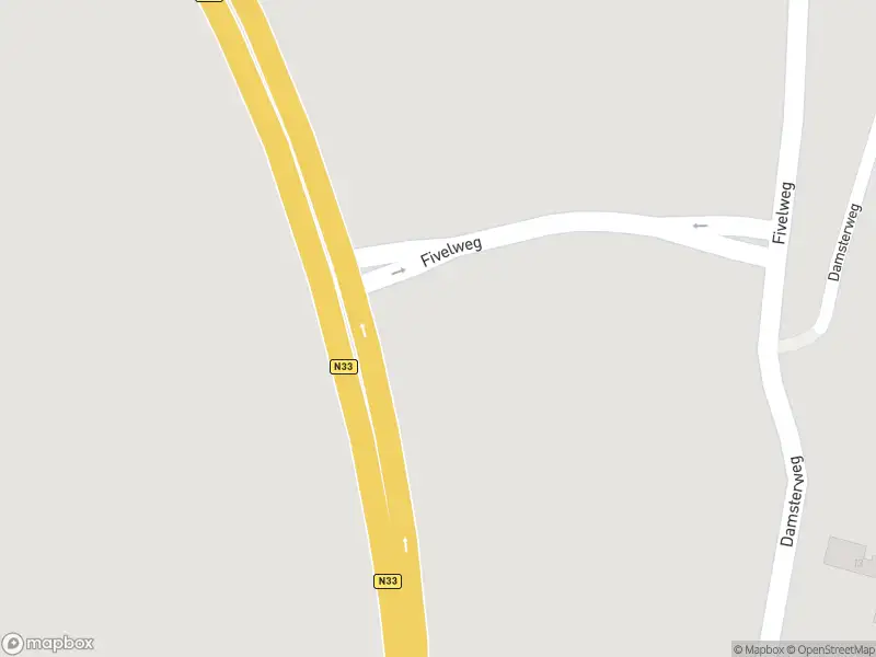 Brandweer met grote spoed naar de Damsterweg in Holwierde