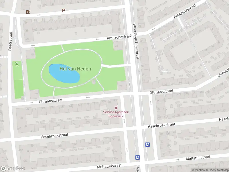 Brandweer met gepaste spoed naar de Alberdingk Thijmstraat in 's-Gravenhage