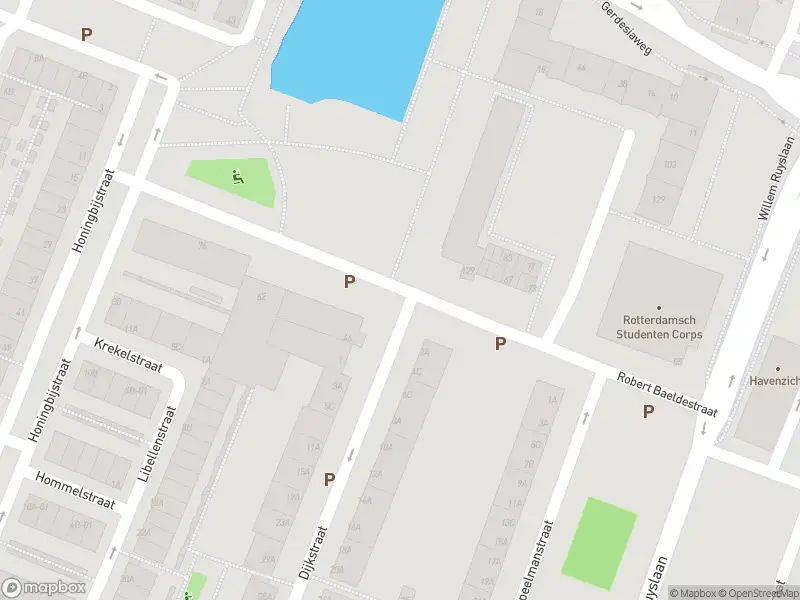 Ambulance met gepaste spoed naar de Robert Baeldestraat in Rotterdam