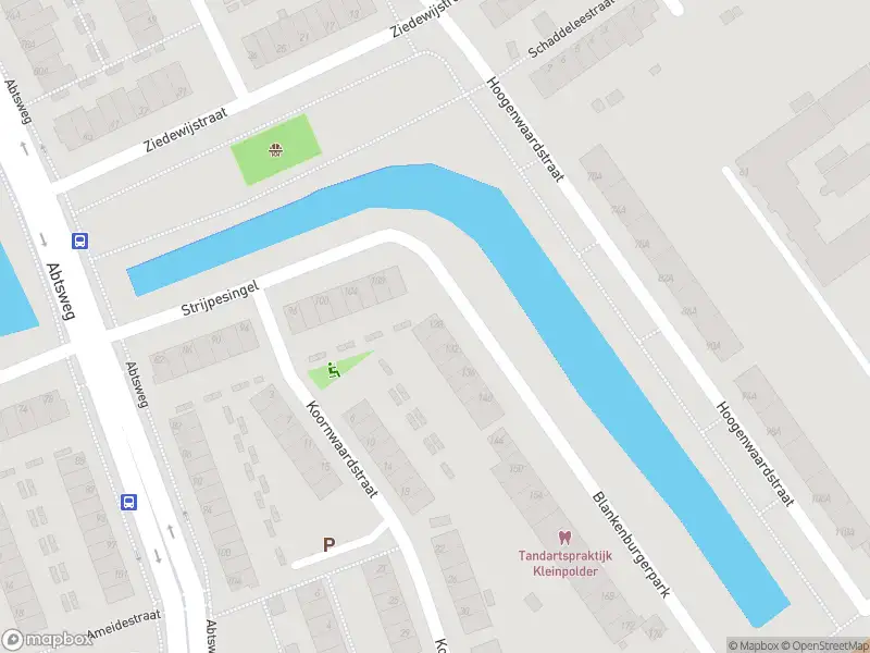 Ambulance met gepaste spoed naar de Blankenburgerpark in Rotterdam