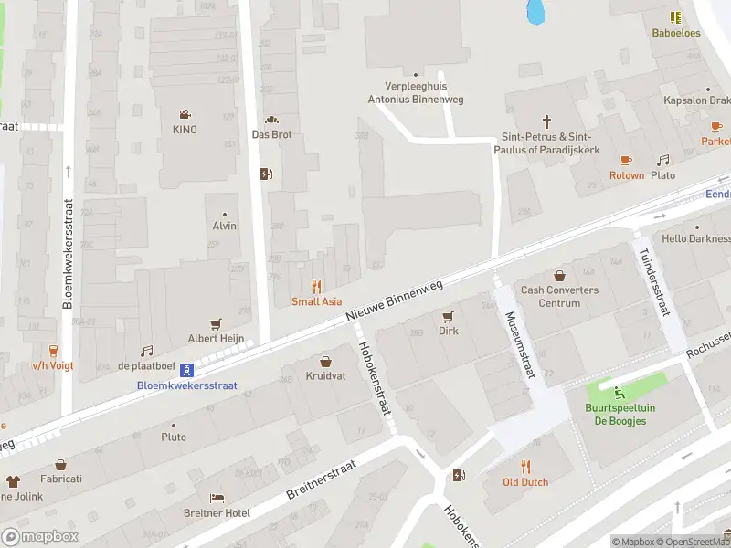 Besteld ambulance vervoer naar de Nieuwe Binnenweg in Rotterdam