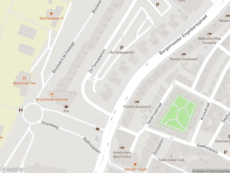 Ambulance naar de De Favaugeplein in Zandvoort
