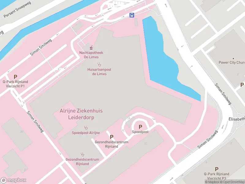Ambulance met grote spoed naar de Elisabethhof in Leiderdorp