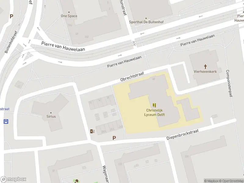 112 melding Brandweer met gepaste spoed naar de Obrechtstraat in Delft