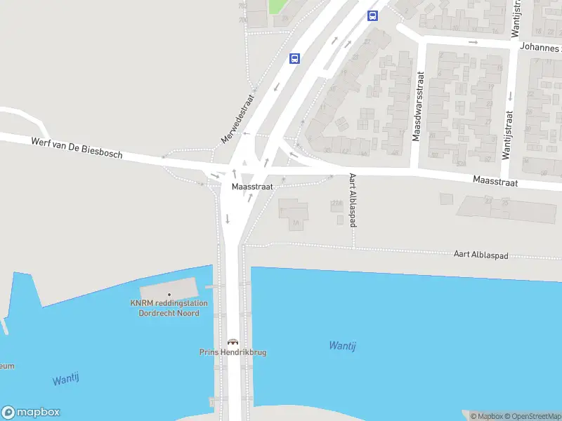 Ambulance met grote spoed naar de Merwedestraat in Dordrecht