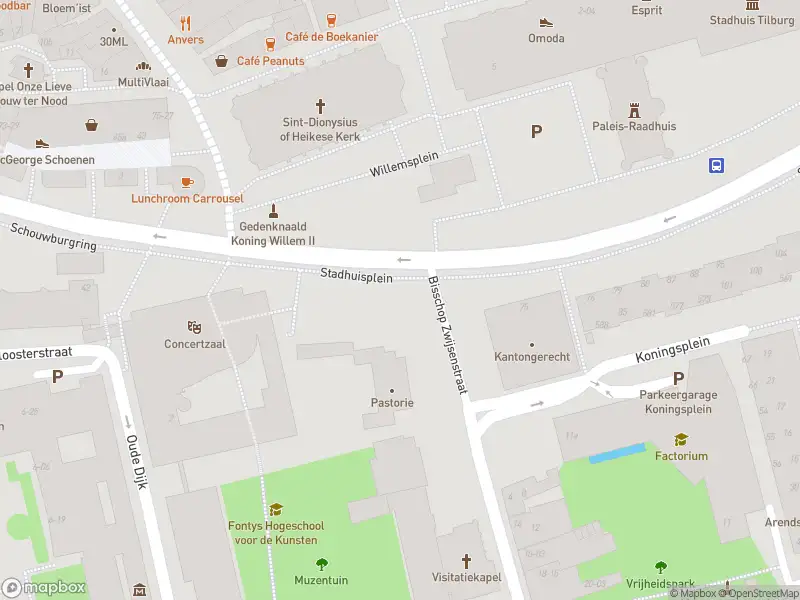 Anonieme overlastmelding Stadhuisplein in Tilburg