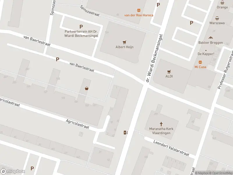 Besteld ambulance vervoer naar de Van Baerlestraat in Vlaardingen