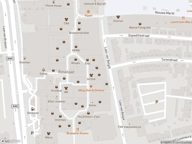 Brandweer met gepaste spoed naar de Nieuwe Markt in Roosendaal