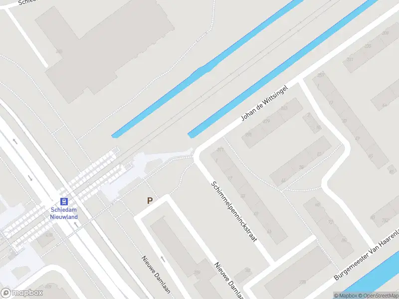 Ambulance met grote spoed naar de Johan de Wittsingel in Schiedam