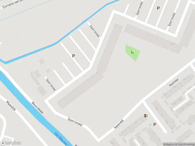 Ambulance met grote spoed naar de Sparrendal in Maassluis