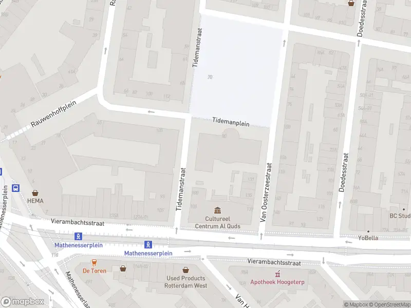 112 melding Ambulance met grote spoed naar de Tidemanstraat in Rotterdam