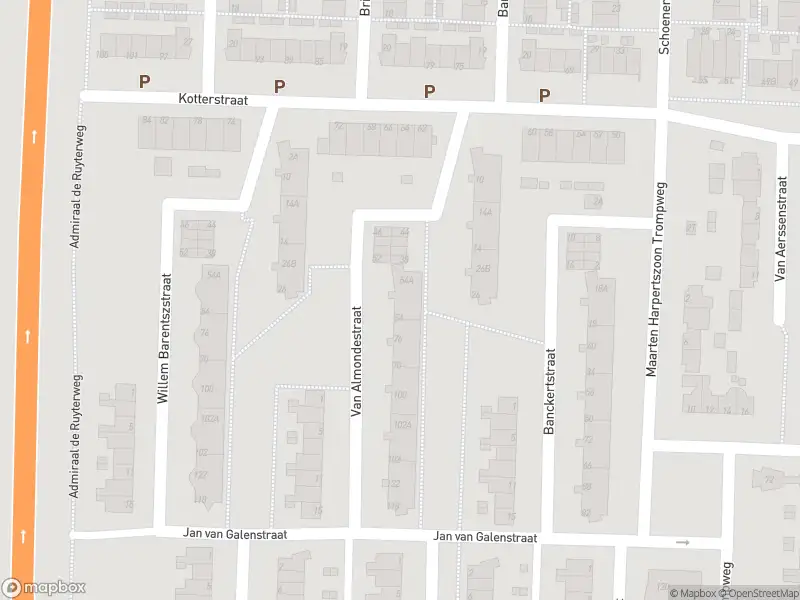 Ambulance met grote spoed naar de Van Almondestraat in Dordrecht