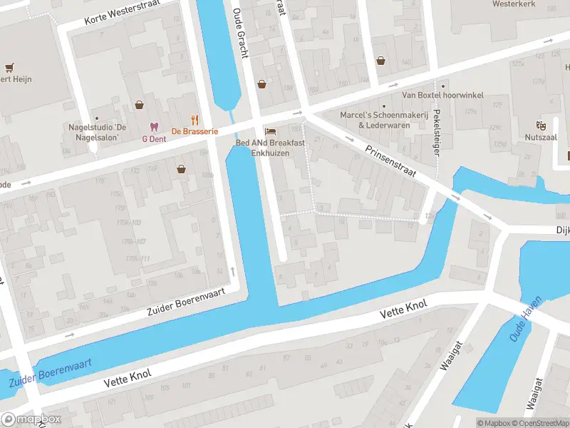 Overlastmelding Prinsengracht in Enkhuizen