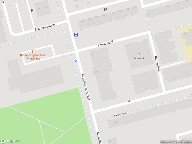Ambulance met gepaste spoed naar de Michelangelostraat in Rotterdam