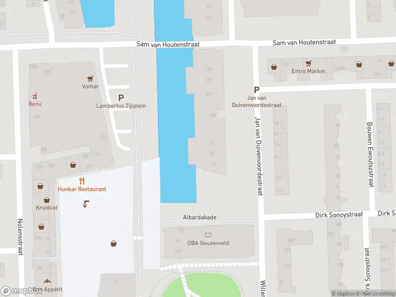 Brandweer met grote spoed naar de Dirk Sonoystraat in Amsterdam vanwege gebouwbrand