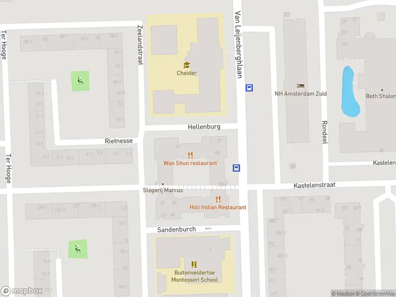 Besteld ambulance vervoer naar de Hellenburg in Amsterdam