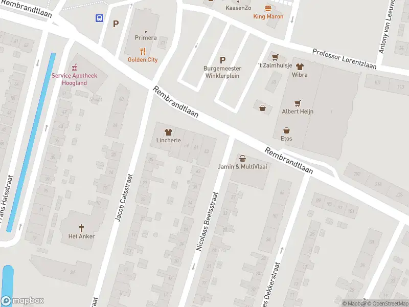 Ambulance met grote spoed naar de Rembrandtlaan in Sliedrecht