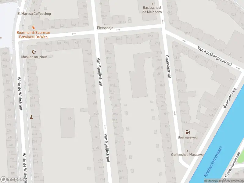 Brandweer met gepaste spoed naar de Chasséstraat in Amsterdam vanwege afhijsen patient