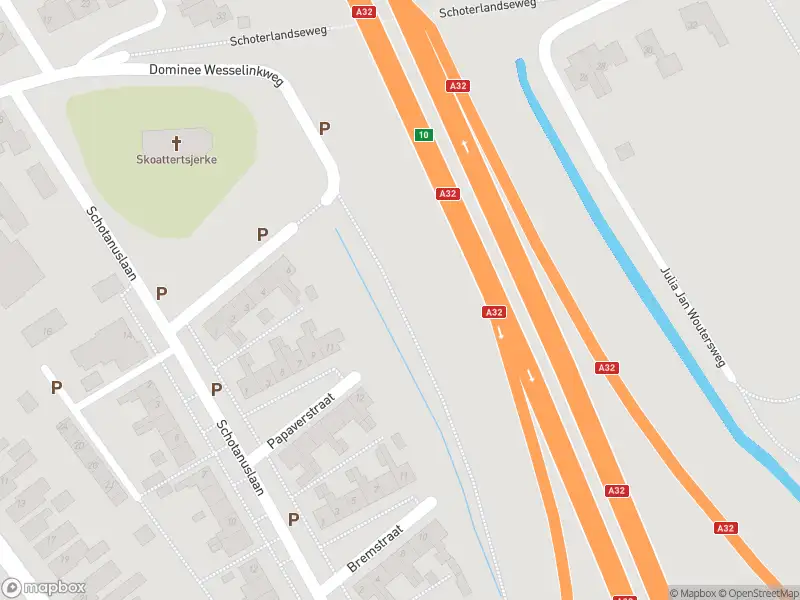 Brandweer met grote spoed naar de Schoterlandseweg in Oudeschoot