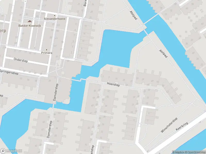 Brandweer met gepaste spoed naar de Hoendiep in Capelle aan den IJssel