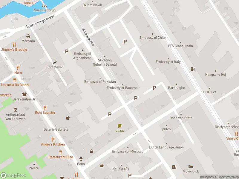 Brandweer met gepaste spoed naar de Amaliastraat in 's-Gravenhage vanwege afhijsen patient