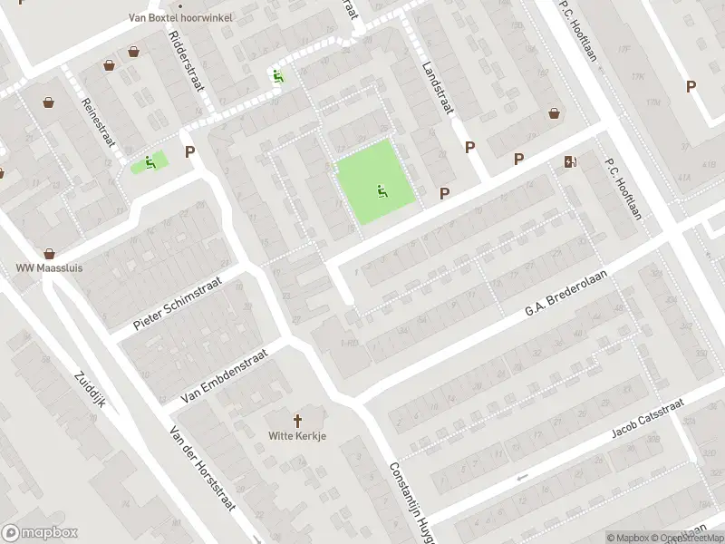 Ambulance met grote spoed naar de Roemer Visscherstraat in Maassluis