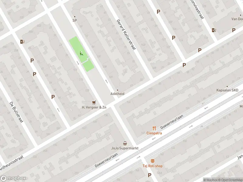 Brandweer met grote spoed naar de Goeverneurlaan in 's-Gravenhage vanwege voertuigbrand