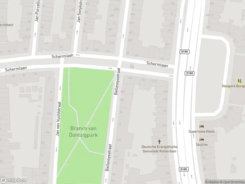 112 melding Traumahelikopter met grote spoed naar de Bellevoysstraat in Rotterdam