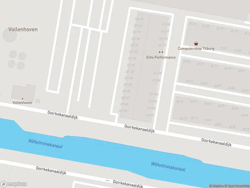 Overlastmelding Goirkekanaaldijk in Tilburg (North Brabant) gesloten