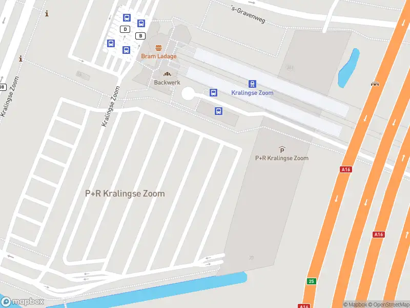 Ambulance met gepaste spoed naar de Kralingse Zoom in Rotterdam