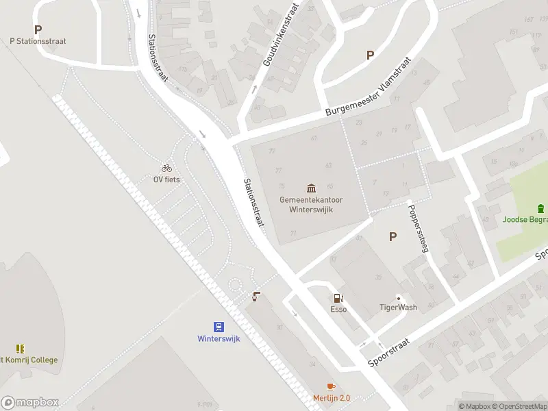 Politie naar de Stationsstraat in Winterswijk vanwege aanrijding met letsel