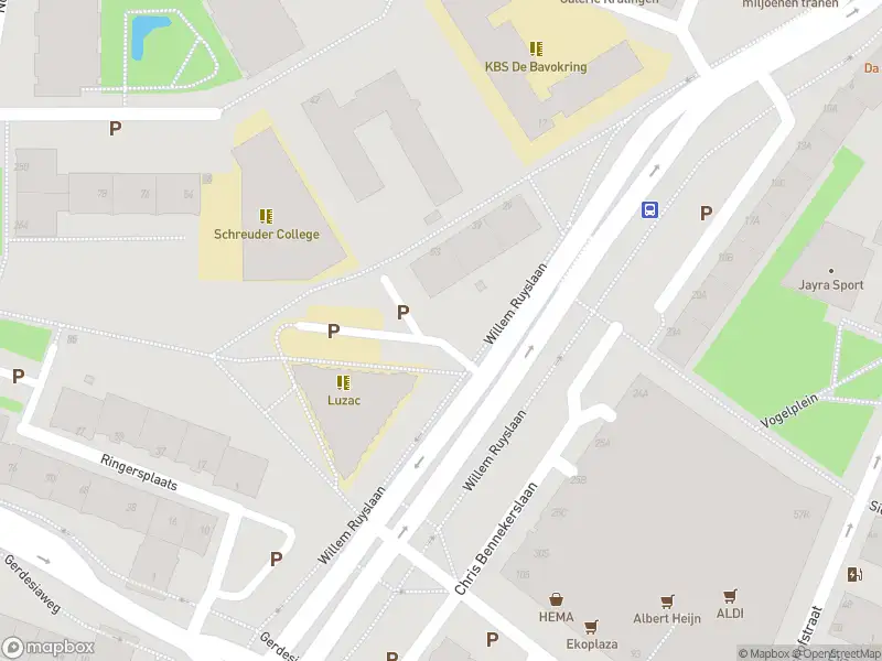 Ambulance met gepaste spoed naar de Willem Ruyslaan in Rotterdam