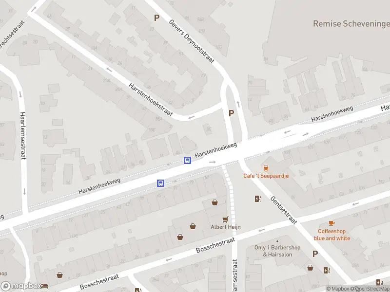 112 melding Brandweer met gepaste spoed naar de Harstenhoekplein in 's-Gravenhage vanwege wateroverlast