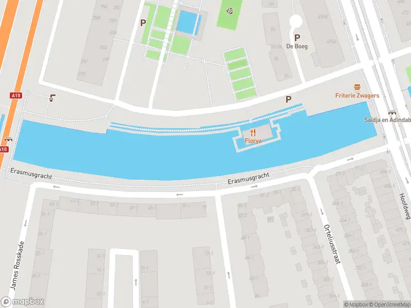 Ambulance met grote spoed naar de Bos en Lommerplantsoen in Amsterdam
