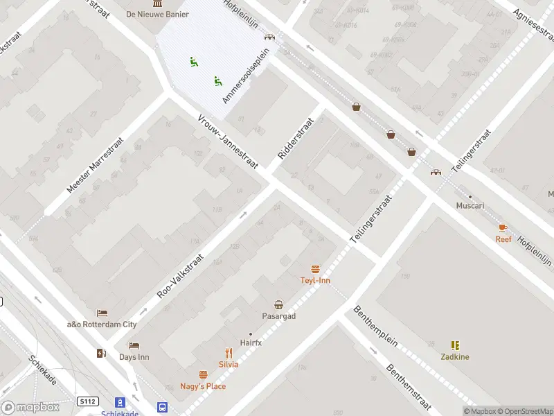 Ambulance met grote spoed naar de Roo-Valkstraat in Rotterdam