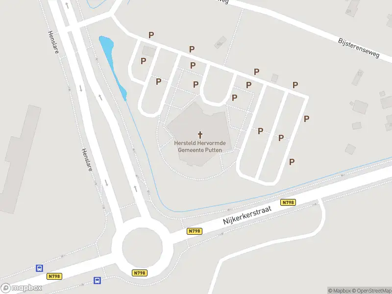 Brandweer met grote spoed naar de Henslare in Putten vanwege een buitenbrand