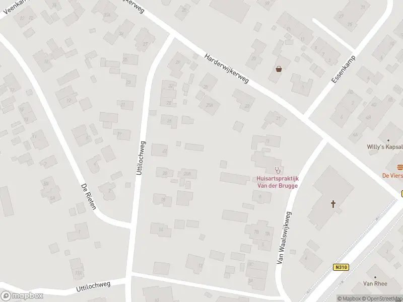 Politie naar de Garderenseweg in Uddel vanwege aanrijding met letsel