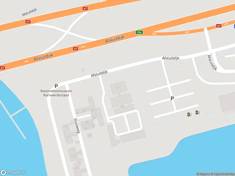 Brandweer met grote spoed naar de Afsluitdijk in Kornwerderzand vanwege voertuigbrand
