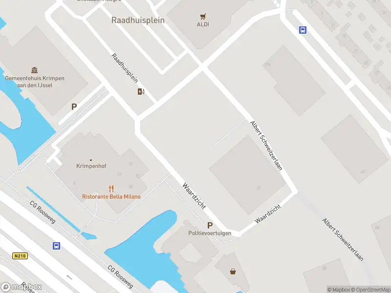 Ambulance met gepaste spoed naar de Albert Schweitzerlaan in Krimpen aan den IJssel