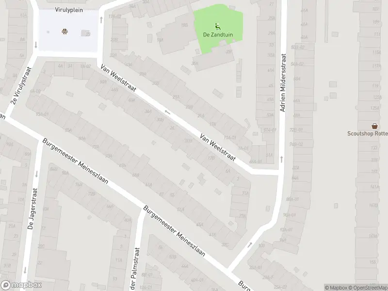 Ambulance met grote spoed naar de Van Weelstraat in Rotterdam