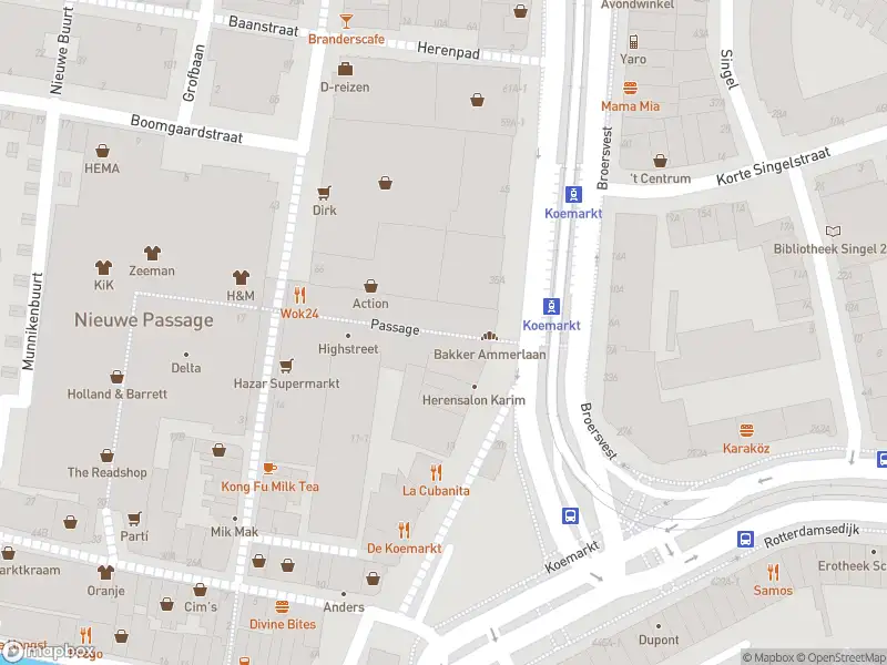 Brandweer met grote spoed naar de Passage in Schiedam vanwege reanimatie