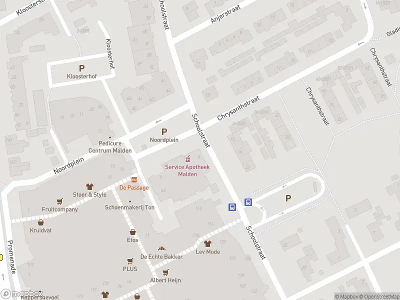 Brandweer met gepaste spoed naar de Schoolstraat in Malden vanwege een liftopsluiting