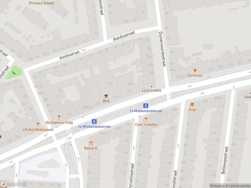 Besteld ambulance vervoer naar de 1e Middellandstraat in Rotterdam