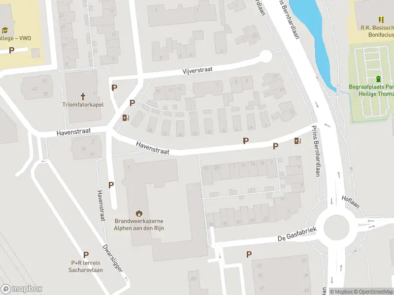 Brandweer naar de Havenstraat in Alphen aan den Rijn